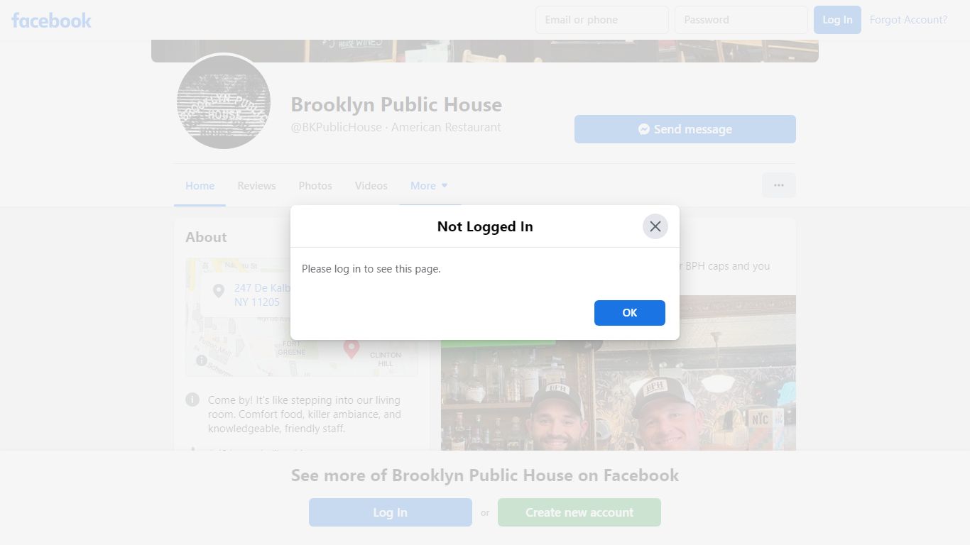 Brooklyn Public House - Home - facebook.com